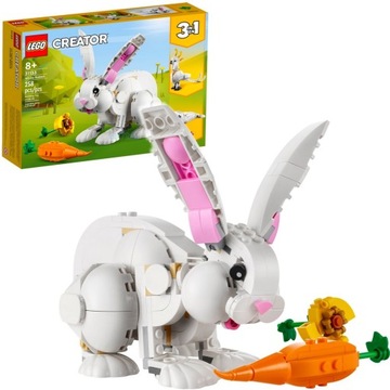 LEGO CREATOR BLOCKS 31133 — БЕЛЫЙ КРОЛИК ТЮЛЬ ПАРОГ 3 в 1