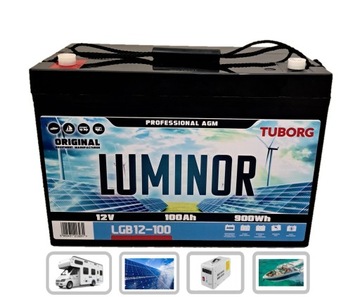 Akumulator żelowy 12 Volt 100Ah AGM GŁĘBOKIE ROZŁADOWANIE MARINE UPS KAMPER