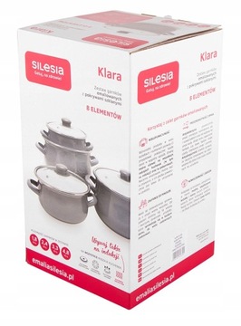 Эмалированные кастрюли SILESIA ENAMEL COVERS, INDUCTION