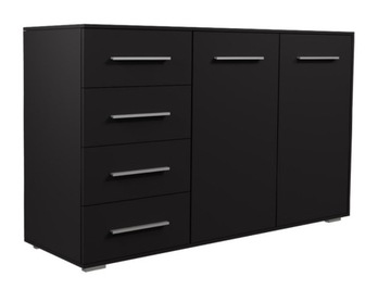 Nowoczesna Komoda Czarny mat 135cm FRED ID