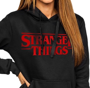 BLUZA DAMSKA Z KAPTUREM STRANGER THINGS r.XL Y4