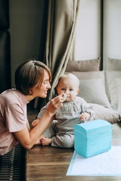 ПРОКЛАДКИ ГИГИЕНИЧЕСКИЕ ПОСЛЕРОДОВЫЕ ДЛЯ УХОДА ОДНОРАЗОВЫЕ 60Х60 ПРОЧНЫЕ 100 ШТ.