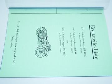 KATALOG CZĘŚCI NSU 201,251 OSL ORAZ 351 OT