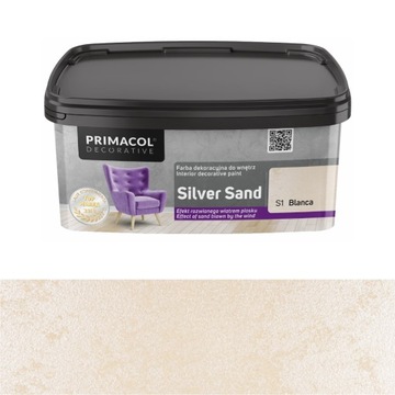 Farba SILVER SAND 1l BLANCA S1 farba dekoracyjna