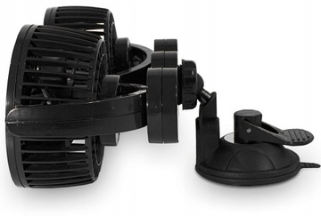 БОЛЬШОЙ ВРАЩАЮЩИЙСЯ АВТОМОБИЛЬНЫЙ ВЕНТИЛЯТОР С ДВОЙНОЙ ПРИСОСКОЙ 24 В