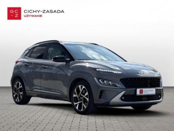 Hyundai Kona I Crossover Facelifting 1.6 T-GDI 198KM 2021 Hyundai Kona PREMIUM 4WD Kamery 360 Wentylacja Tempomat ACC Led Head, zdjęcie 6