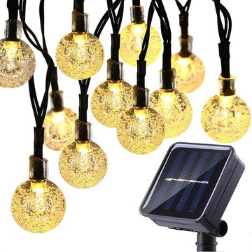 Girlanda Lampa Solarna lampki ogrodowe 50 LED