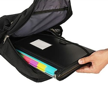 Складная папка для документов с 13 отделениями, вместительная.