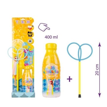 ZESTAW - OBRĘCZ MINI MOTYLEK + PŁYN 400 ml