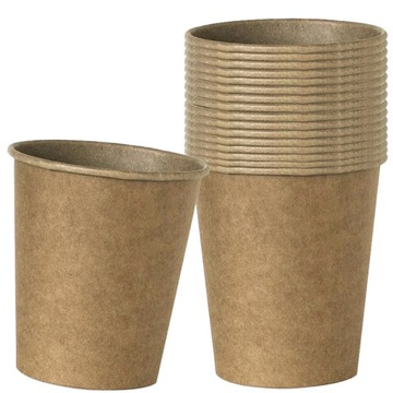 Kubek papierowy na kawę kubki do kawy kraft 300ml / 360ml 50szt