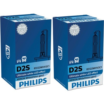Philips D2S White Vision Xenon Żarnik 5000K