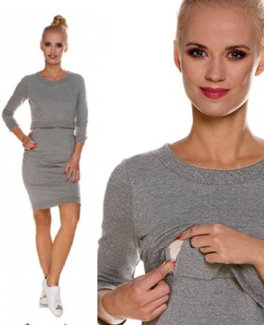 MY TUMMY SUKIENKA CIĄŻA I KARMIENIE NELLY MAMA XL