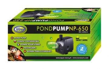 AQUA NOVA NP-650 FONTANNA DO OCZKA WODNEGO 650l/h