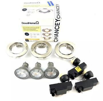 OCZKO LED GOODHOME CHANCEY GU10 345 LM 2700K BIAŁ.