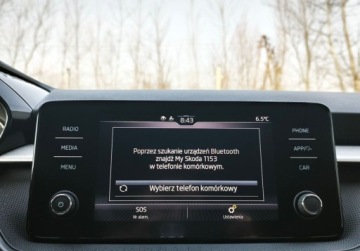 Skoda Fabia IV 1.0 TSI 110KM 2022 Skoda Fabia Ambition, Apple CarPlay, Czujniki parkowania, Salon Polska, zdjęcie 28