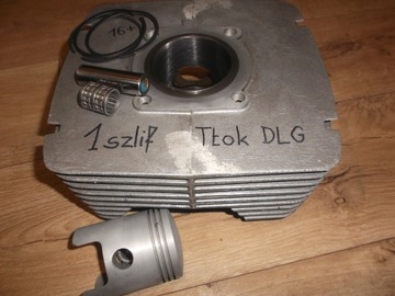 MZ ETZ 251, ЦИЛИНДР 1 ЗЕМЛЯ, ПОРШЕНЬ DLG, КОЛЬЦА, БЕЗ ПРОБЕГА, DDR