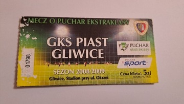 PIAST GLIWICE - CRACOVIA WISŁA KRAKÓW ŚLĄSK WROCŁAW ODRA WODZI PE 2008/2009
