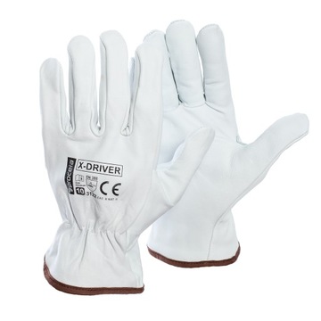 Rękawice ochronne kozia skóra X-DRIVER r.10