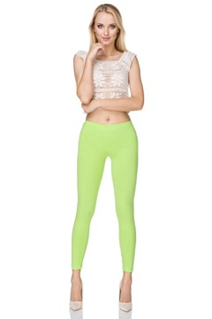 DŁUGIE LEGGINSY GETRY DAMSKIE BAWEŁNA FULL L/40