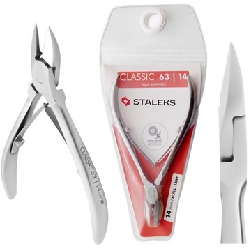 STALEKS PRO CĄŻKI DO OBCINANIA PAZNOKCI MANICURE CLASSIC 14mm NC-63-14