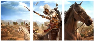 3x OBRAZ NA ŚCIANĘ ASSASSINS CREED 30x40