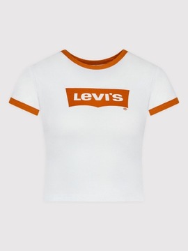 Levi's T-Shirt Graphic Ringer A3523-0004 Biały Regular Fit