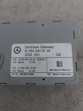 ML W164 MODUŁ AIRMATIC A2515451832