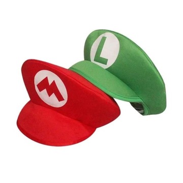 CZAPKA MARIO SUPER MARIO BROS NINTENDO PRZEBRANIE COSPLAY LUIGI