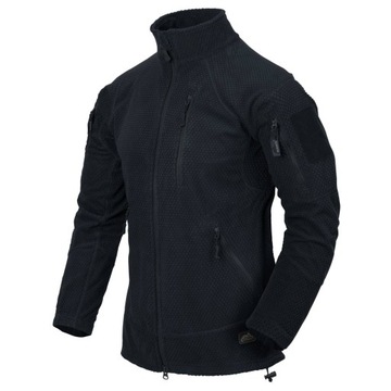 Bluza Męska Polarowa Helikon Alpha Tactical Polar Ciepły Fleece Navy Blue M