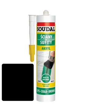 Akryl Uszczelniacz Akrylowy Soudal 280 ml czarny