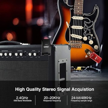 Гитарный беспроводной стереопередатчик и приемник для гитары