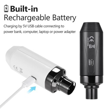 Беспроводная передача микрофона AROMA ARC1