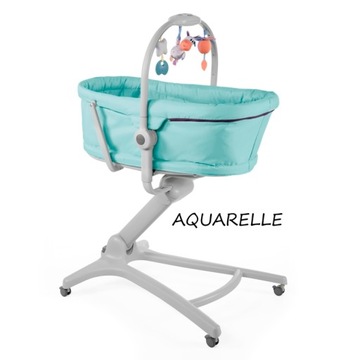 CHICCO BABY HUG 4в1 Детская кроватка, шезлонг, стульчик для кормления