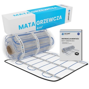 MATA GRZEJNA GRZEWCZA 4m2 160W/m2