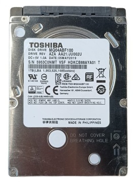 DYSK TWARDY HDD TOSHIBA 1TB 2,5