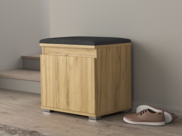 Тумба для обуви с сиденьем Невада 50 Белая