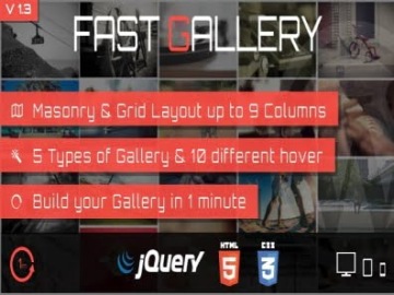 Wtyczka Fast Gallery Premium Wordpress Plugin