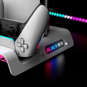 Подставка iPega Cooling Station RGB для Sony PS5 Slim
