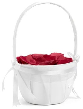 Koszyczek na płatki lub pieniądze biały 26cm