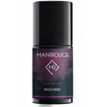 BAZA Hard Clear MANIROUGE 10 ml DO PAZNOKCI LAKIER HYBRYDOWY 2W1