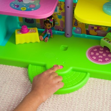 ДОМ КОШКИ ГАБИ БОЛЬШОЙ РАДУЖНЫЙ ДОМ С ЛИФТОМ ПРАЗДНИК КУКОЛЬНЫЙ ДОМ ЗВУК