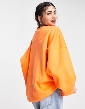 Weekday damska pomarańczowa bluza oversiz defekt S