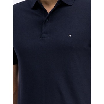 CALVIN KLEIN KOSZULKA POLO SOFT INTERLOCK LOGO M