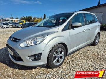 Ford C-MAX II Minivan 1.0 EcoBoost 100KM 2014 Ford C-MAX Czujniki Parkowania Klimatyzacja Grzane Fotele Pelen Serwis, zdjęcie 1