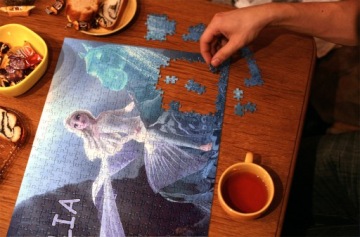 Пазл + ИМЯ + КОРОБКА Frozen 2 Frozen А3 252 шт.