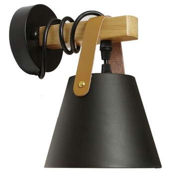 LAMPA ŚCIENNA LED KINKIET DO CZYTANIA WŁĄCZNIK -CZARNY