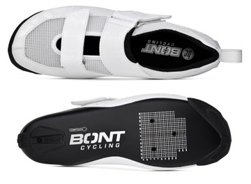 КРОССОВКИ BONT CYCLING TR+ TRIATHLON TRI, БЕЛЫЕ, размер 45