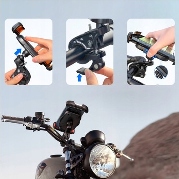 УНИВЕРСАЛЬНОЕ ВЕЛОСИПЕДНОЕ КРЕПЛЕНИЕ НА РУЛЬ ДЛЯ СМАРТФОНА ОТ 4,5 ДО 7 ДЮЙМОВ