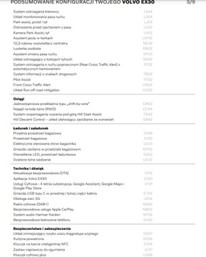 Volvo 2023 Volvo EX30 SAMOCHÓD DEMONSTRACYJNY - OD RĘKI, zdjęcie 8