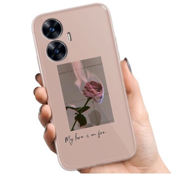 ETUI CASE SILIKONOWE OBUDOWA PLECKI NA TELEFON DO REALME C55 WZORY